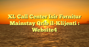 XL Call Center Isir Fornitur Mainstay Qrib il-Klijenti : Website4